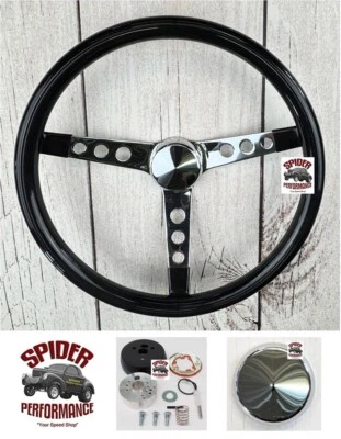 1967-1968 AMC Ambassador Marlin Rebel steering wheel 15" HIGH GLOSS - Image 1 of 4