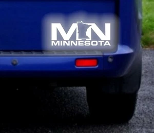 Minnesota MN USA State Reflective Sticker Decal - Picture 1 of 2