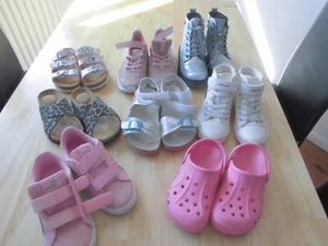 8 paar Kinderschuhe Schuhpaket Sandalen Sneakers Turnschuhe Stiefel 31 - Bild 1 von 11