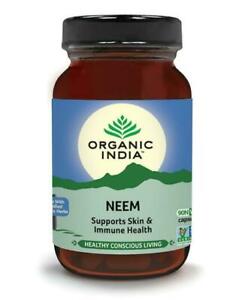 Organic India Neem Herbal Supplement Tablets  - 60 Count
