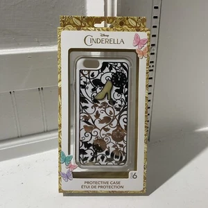 Disney Cinderella Hard Shell Case For iPhone 6 Filigree Clocks Glass Slipper - Picture 1 of 5