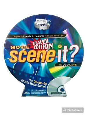 Screen Life ~ TRAVEL SCENE IT? On-The-Go DVD MOVIE TRIVIA GAME, In Tin Case 2006 - Image 1 of 4