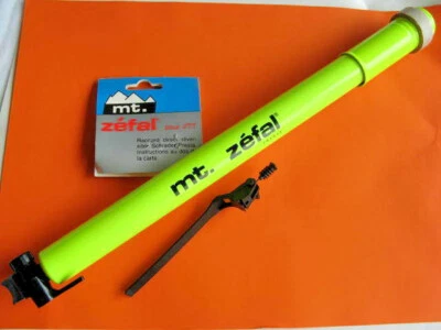 Luftpumpe mt.Zéfal Classic pump Alu 30x380 mm Schrader/Presta Neon-grün NEU - Bild 1 von 4