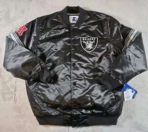 Starter NFL Las Vegas Raiders Jacke LS200167 Größe M schwarz - Bild 1 von 7