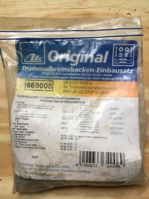 New Ate Drum Brake Hardware Kit Rear 669008 171698545 for Volkswagen VW - Image 1 of 2