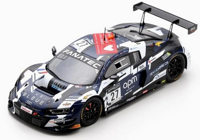 Audi R8 LMS GT3 Spa 2021 Cougnaud-Legeret-Prette-Panis 1:43 SPARK SB454 - Immagine 1 di 1