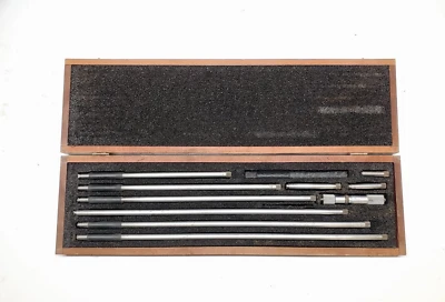 Juego de micrómetros interiores tubulares Starrett 823EZ (menos varilla de 6") Foto 1 de 4