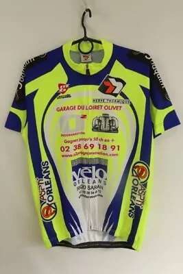Camiseta deportiva de ciclismo Bergamo multicolor manga corta Garage Du Loiret Olivet XL Foto 1 de 4