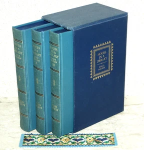 Folio: Hours in a Library ~ Leslie Stephen 1991 1st thus ~ 3 Vol Set  ~ LikeNew - Picture 1 of 5
