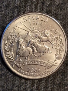 2006-P Nevada State Quarter | Mint Error | "Pooping Horse" - Picture 1 of 5