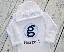personalized newborn boy outfit