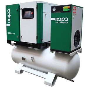 25HP 120Gallon Tank Rotary Screw Air Compressor w/ Air Dryer 230V 3-Phase 100CFM - Picture 1 of 13