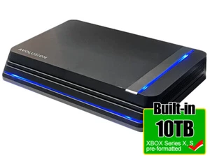Avolusion HDDGear Pro X 10TB USB 3.0 External Gaming Hard Drive -XBOX Series X,S - Picture 1 of 6