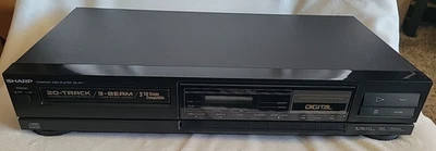Sharp DX-677 Single Disc 3-beam 20 Track CD Player Vintage TESTED Working JAPAN - Image 1 of 4