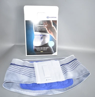 Bauerfeind Lumboloc Size 5 Titanium Lumbar Brace Back Brace Brace Tray #AA2 - Image 1 of 4