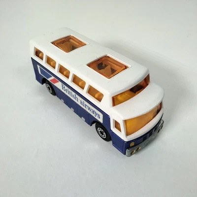 Matchbox Airport Coach No 65 1977 British Airways Diecast Toy Coach Good Conditi - image 1 of 4