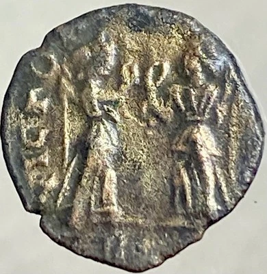 Ancient Roman Coin Emperor Constans 342-348 AD Two Goddesses Victory Genuine - Image 1 of 4
