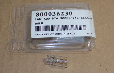 Wedge Base Light Bulb 12V/5W Ducati 748 996  Monster ST4 NEW OEM 800036230 3 pcs - Image 1 of 2