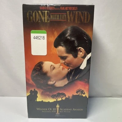 Gone With the Wind VHS 2 Tape Box Set SEALED From 1998 Classic Rare - Image 1 of 4