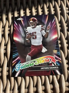 2024 Topps Chrome Football #FS-2 Jayden Daniels FUTURE STARS RC - Commanders - Picture 1 of 2