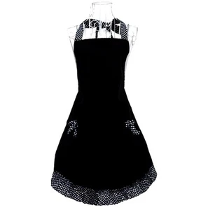 Hyzrz Cute retro Aprons with Pockets for Women Girls Vintage Kitchen Cooking - Picture 1 of 2