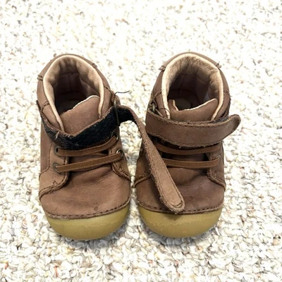 Stride Ride Brown Leather Kids Shoes Boots - Image 1 of 4