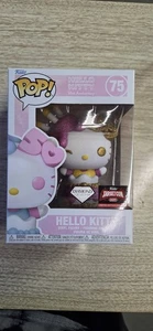 Funko Pop! Hello Kitty #75 50Th Anniversary Diamond Target Con Exclusive!! - Picture 1 of 6