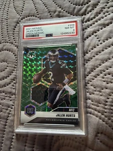 Panini Mosaic Green Jalen Hurts 2021 🔥🔥 PSA 8 - Imagen 1 de 2