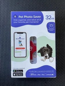 Pet Photo Saver 32GB Red Free App Required - Afbeelding 1 van 6