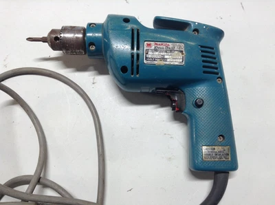 Taladro eléctrico Makita vintage 10 mm modelo DP3720 (PROBADO) Foto 1 de 4