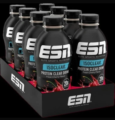 ESN Isoclear Protein Clear Drink - 8 x 500 ml - Fresh Cherry