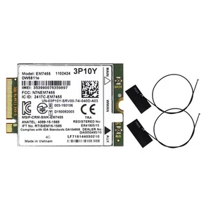 EM7455 DW5811E Module 4G + Antenne 3P10Y CAT6 pour E7270 E7470 E7370 E55705007 - Photo 1/7