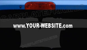 lot of 2 Custom Window Decals 1" outdoor personalized car decal vinyl lettering  - Bild 1 von 2