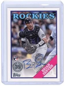 2023 Topps Brian Serven #88BA-BS RC AUTO ROCKIES - Picture 1 of 2