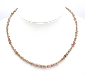 Color Change Garnet Chip Necklace 925 Silver approx. 45 cm - Picture 1 of 3
