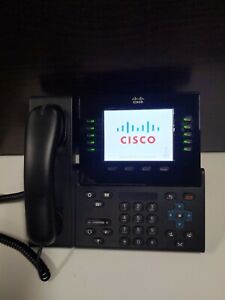 Cisco CP-8961 CP-8961-CL-K9 V08 IP Phone w/ Handset & Stand Excellent Condition