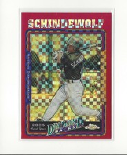 2005 Topps Chrome Update Red X-Fractor #156 Erik Schindewolf Diamondbacks /65