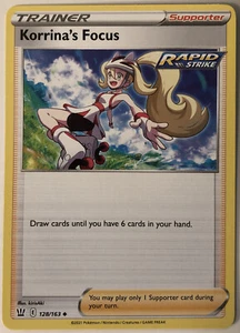 Pokemon Estilos de Batalla Korrina’s Focus 128/163 Casi Nuevo/Muy Nuevo  - Imagen 1 de 1