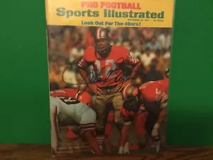 JOHN BRODIE SIGNED 1971 SPORTS ILLUSTRATED / SAN FRANCISCO 49ERS QB/CANDLESTICK - Picture 1 of 2