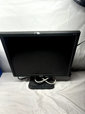 Acer Black Flat Screen Monitor AL1706 - Image 1 of 4