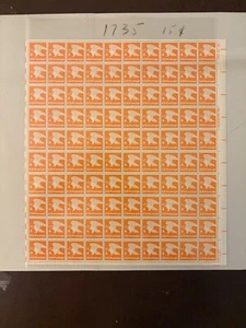 U. S.  Sheet Scott 1735 - "A" rate Eagle  - comb. shipping! - Picture 1 of 1