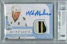 2011-12 Upper Deck The Cup Mike Modano Signature Patches Auto #'ed 07/35 BGS 9