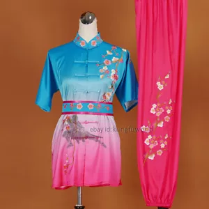 Tuta Donna Ricamo Tai Chi Changquan Wushu Arti Marziali Uniformi Kung Fu - Foto 1 di 2
