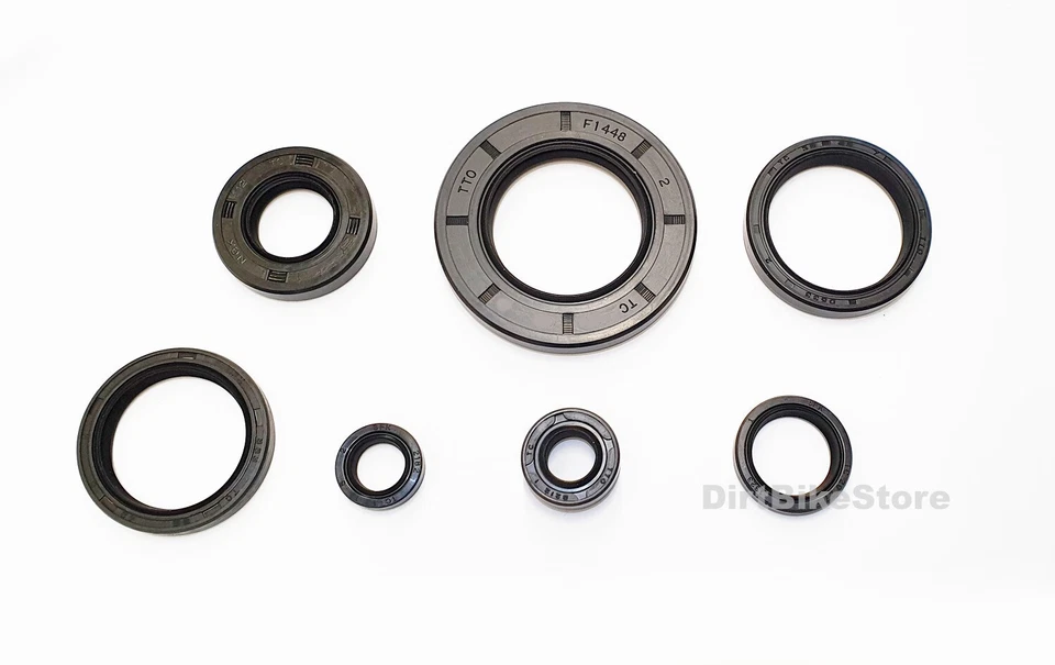 Kit completo de sello de aceite de motor para Suzuki RM 465 X Z (1981 1982) refrigerado por aire Foto 1 de 1