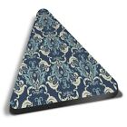 Triangle MDF Magnets - Vintage Floral Wallpaper Pattern #24382