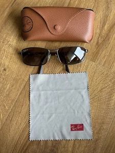 Gafas de sol polarizadas Ray-Ban RB3498 029/T5 61-17 135 3P mate Gunmetal rayadas - Imagen 1 de 18