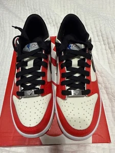 Size 4.5Y/6W - Nike Dunk Low EMB x NBA 75th Anniversary - Bulls 2021 - Picture 1 of 8