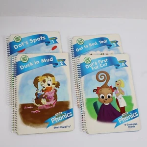 LeapFrog LeapPad Easy Reader Phonics Interactive Books Long Short Vowel used - Picture 1 of 6