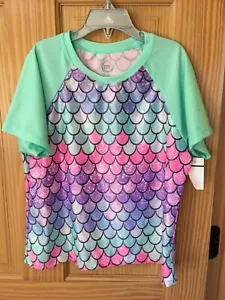 New Wonder Nation Mermaid Rash Guard Top shirt 1pc Swimsuit UPF 50+ - Picture 1 of 1