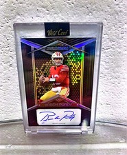 2022 Wild Card Alumination Encased BROCK PURDY RC AUTO 11/50 Black/Gold 49ers QB